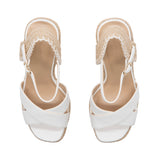 Women's Open Toe Crisscross Espadrille Wedge Sandal
