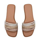 Embellished Flat Sandals: Women's Summer Glam